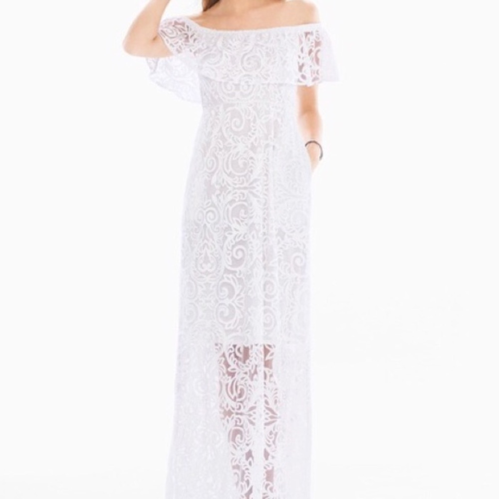 Soma lace off the shoulder dress Large